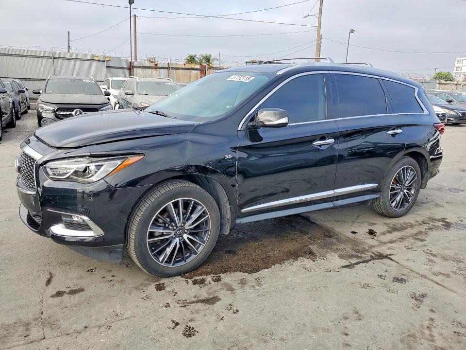 2020 Infiniti Qx60 VIN 5N1DL0MN3LC547471 COPART salvage auction — FRONT END, Ca - Salvage Certificate (P), sold $4,950 on 2026-07-27 (photo 1)