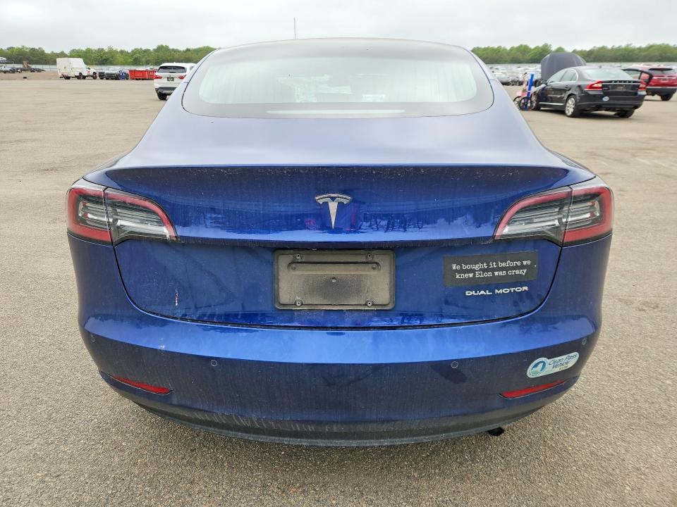 2020 Tesla Model 3 VIN 5YJ3E1EB1LF617640 COPART salvage auction — FRONT END, Ny - Mv-907A Salvage Certificate, sold $2,400 on 2026-07-20 (photo 6)
