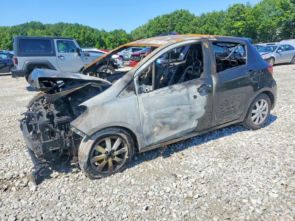2015 Toyota Yaris VIN VNKKTUD3XFA024862 COPART salvage auction — BURN, Ma - Cert Of Title-Reconstrctd Coll, sold $125 on 2026-07-22 (photo 1)