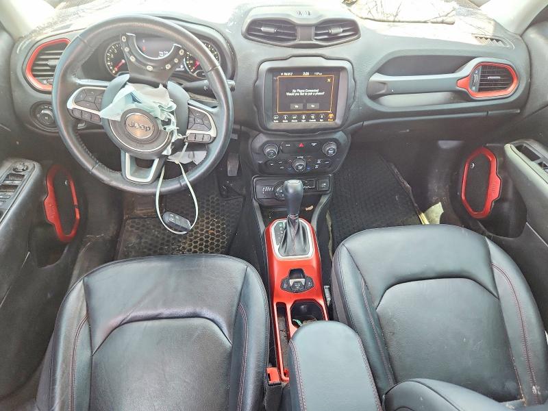 2019 Jeep Renegade VIN ZACNJBC11KPJ90615 COPART salvage auction — FRONT END, Tx - Salvage Vehicle Title, sold $2,700 on 2026-08-20 (photo 8)