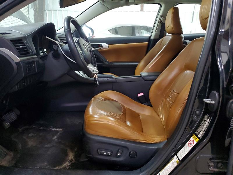 2012 Lexus Ct VIN JTHKD5BH6C2095099 COPART salvage auction — FRONT END, Pa - Cert Of Title, sold $2,500 on 2026-07-15 (photo 7)
