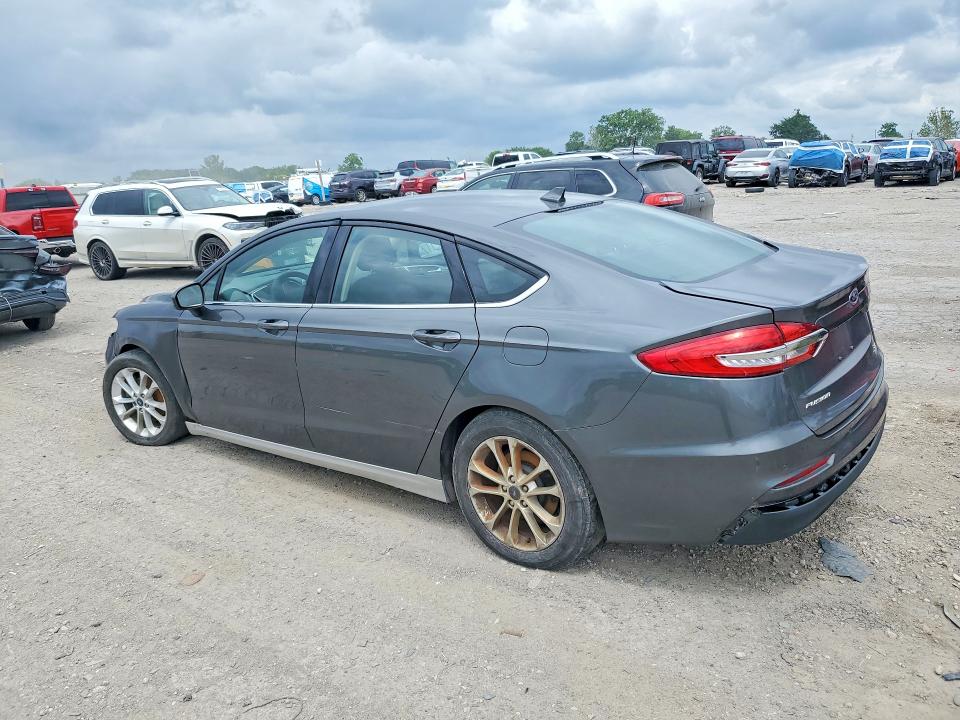 2019 Ford Fusion VIN 3FA6P0HD3KR195078 COPART salvage auction — FRONT END, Mi - Certificate Of Title, sold $975 on 2026-07-02 (photo 2)