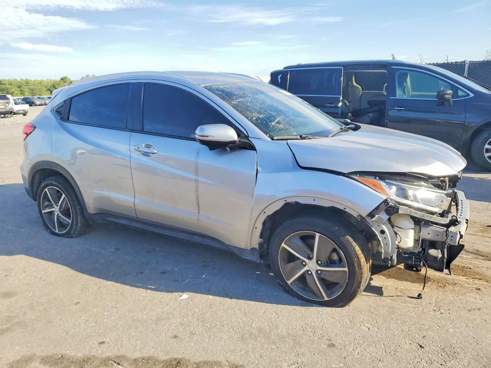 2021 Honda Hr-v VIN 3CZRU6H7XMM716577 COPART salvage auction — FRONT END, Fl - Cert Of Title-Rebuilt, sold $7,700 on 2026-07-28 (photo 4)