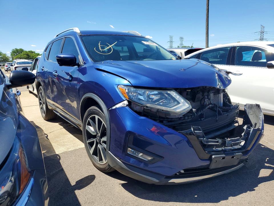 2019 Nissan Rogue VIN 5N1AT2MV7KC746357 COPART salvage auction — FRONT END, Il - Certificate Of Title, sold $2,591 on 2026-07-03 (photo 4)
