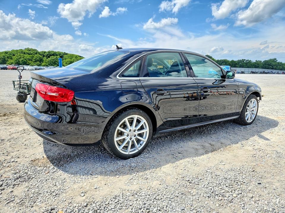 2014 Audi A4 VIN WAUFFAFL9EN033943 COPART salvage auction — FRONT END, Nc - Salvage Certificate Of Title, sold $3,000 on 2026-07-22 (photo 3)