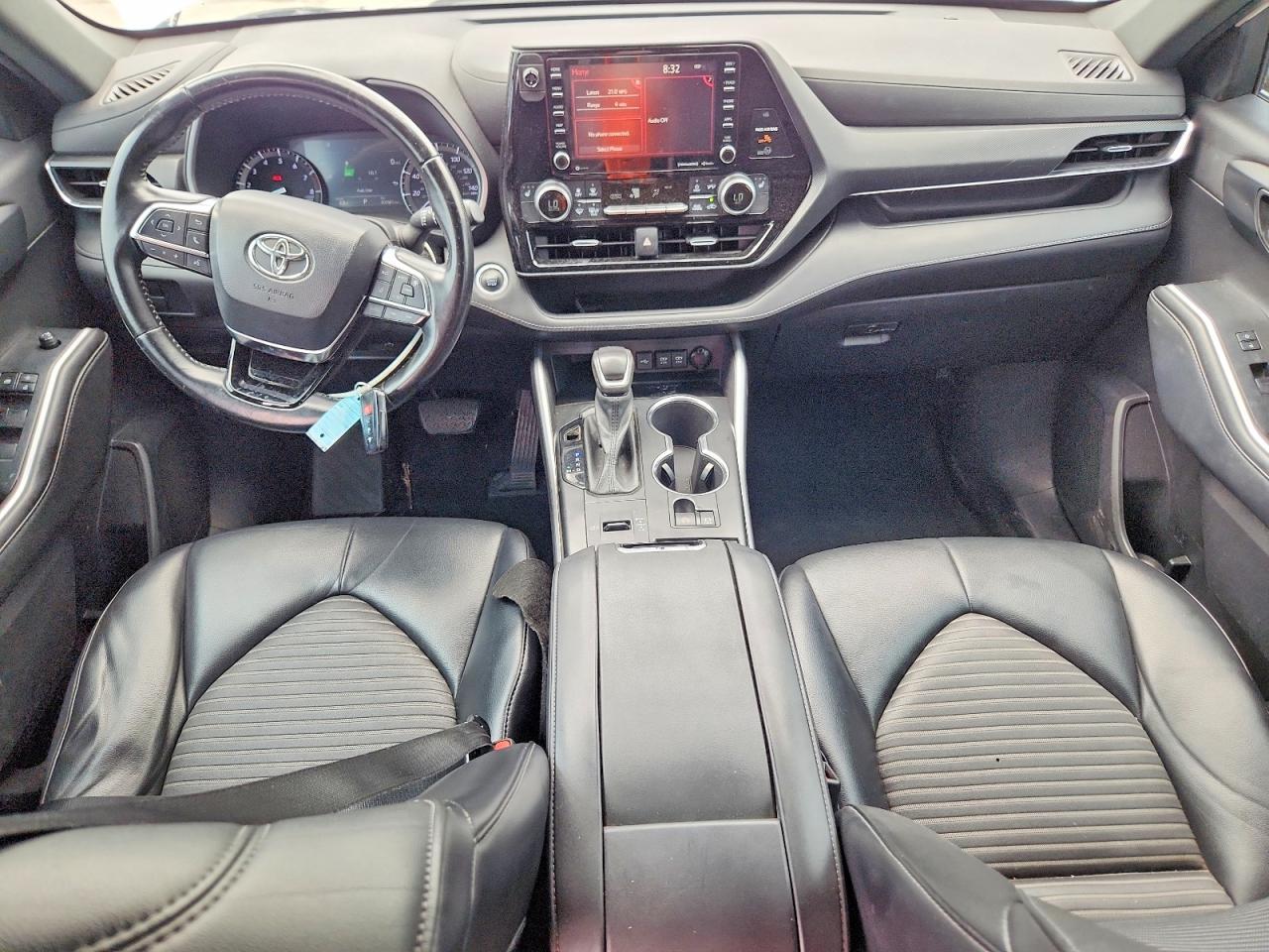 2021 Toyota Highlander VIN 5TDLZRAH1MS065440 COPART salvage auction — Normal Wear, TX - CERTIFICATE OF TITLE (P), sold $21,400 on 2026-07-08 (photo 8)