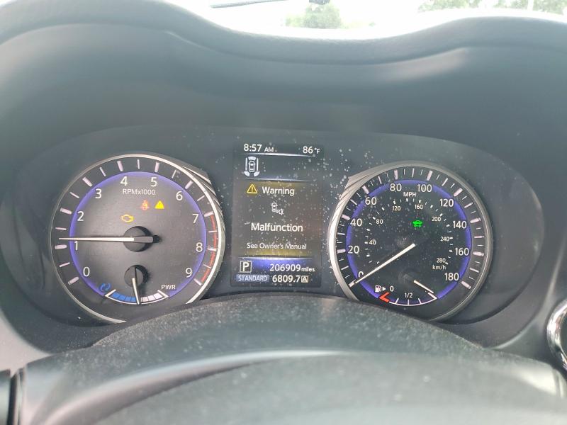 2014 Infiniti Q50 VIN JN1AV7AP4EM690333 COPART salvage auction — REAR END, Tn - Salvage Certificate, sold $1,150 on 2026-07-08 (photo 9)