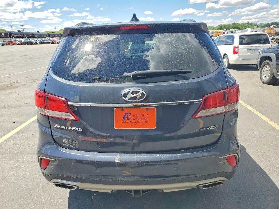 2017 Hyundai Santa fe VIN KM8SRDHF5HU165198 COPART salvage auction — FRONT END, Id - Salvage Certificate Of Title, sold $5,100 on 2026-07-23 (photo 6)