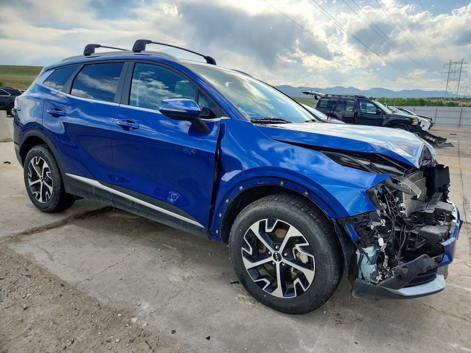 2023 Kia Sportage VIN 5XYK3CAF0PG120972 COPART salvage auction — FRONT END, CO - PUBLIC - SALVAGE TITLE, sold $6,900 on 2026-07-27 (photo 4)
