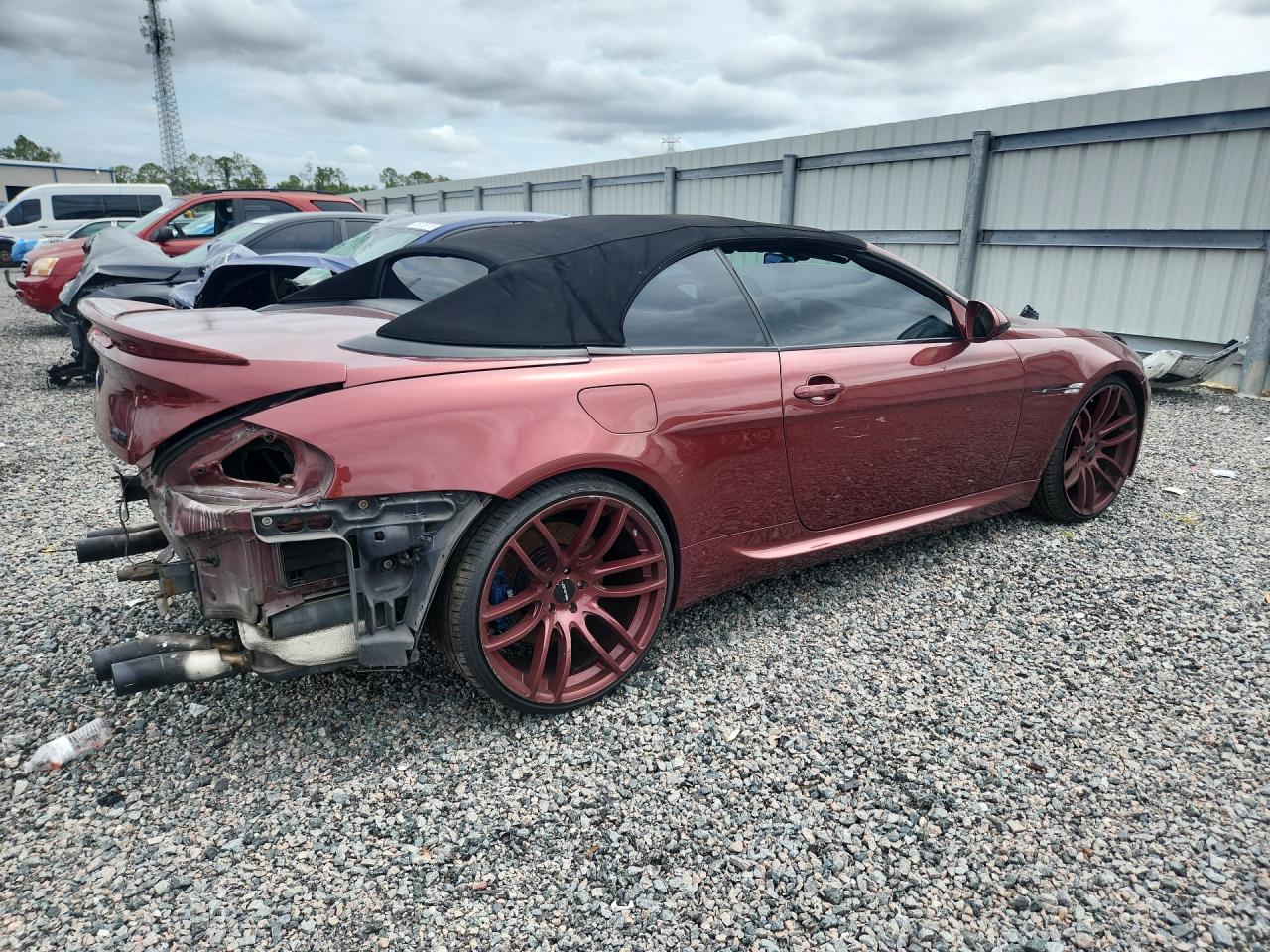 2007 BMW 650 VIN WBAEK13567CN81894 COPART salvage auction — Rear End, FL - CERTIFICATE OF TITLE, sold $3,000 on 2026-07-02 (photo 3)