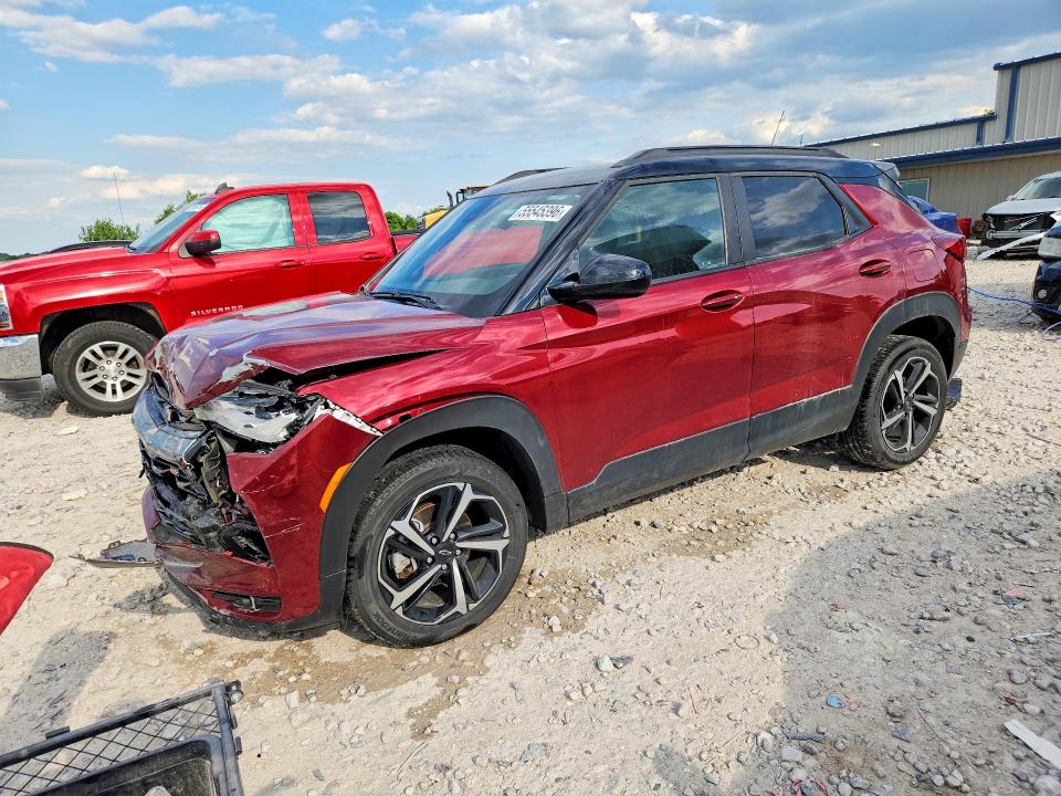 2022 Chevrolet Trailblazer VIN KL79MUSL2NB026764 COPART salvage auction — FRONT END, Mi - Scrap Certificate Of Title, sold $3,700 on 2026-07-28 (photo 1)
