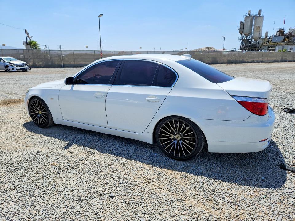 2008 BMW 5er VIN WBANU53548CT11940 COPART salvage auction — FRONT END, Ca - Salvage Certificate, sold $125 on 2026-07-21 (photo 2)