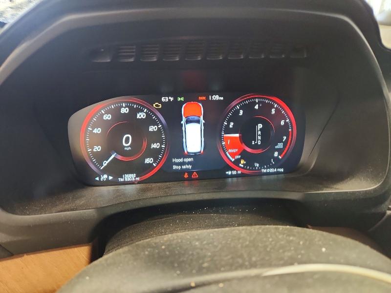 2018 Volvo Xc90 VIN YV4A22PL1J1215051 COPART salvage auction — FRONT END, Wi - Junked Vehicle Bill Of Sale, sold $5,900 on 2026-07-13 (photo 9)