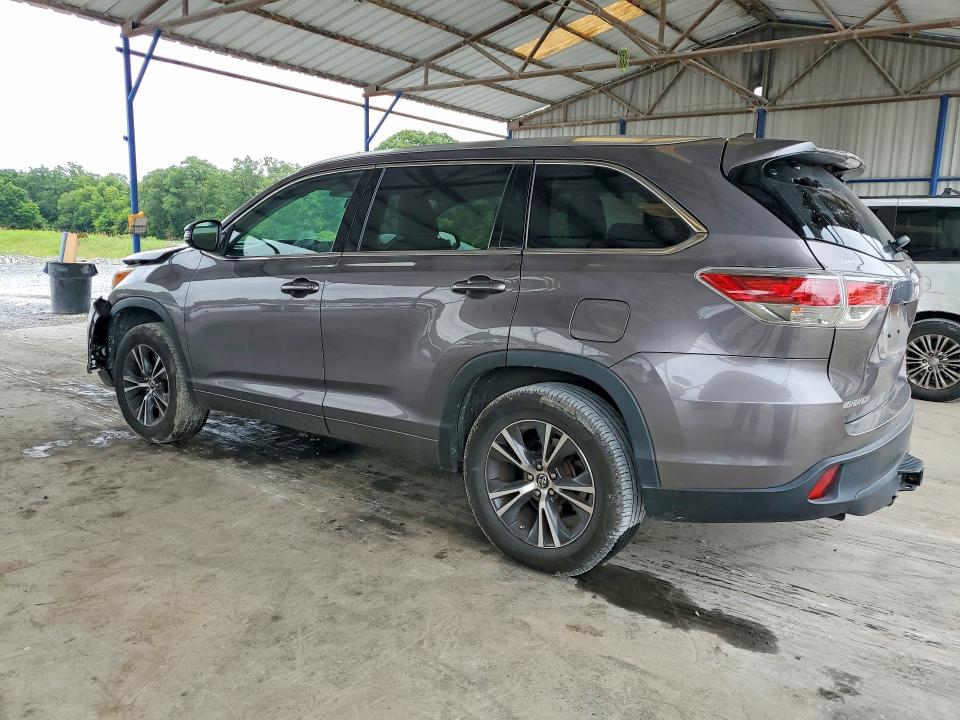 2016 Toyota Highlander VIN 5TDKKRFH6GS503737 COPART salvage auction — FRONT END, Ga - Cert Of Title-Salvage, sold $8,100 on 2026-07-23 (photo 2)