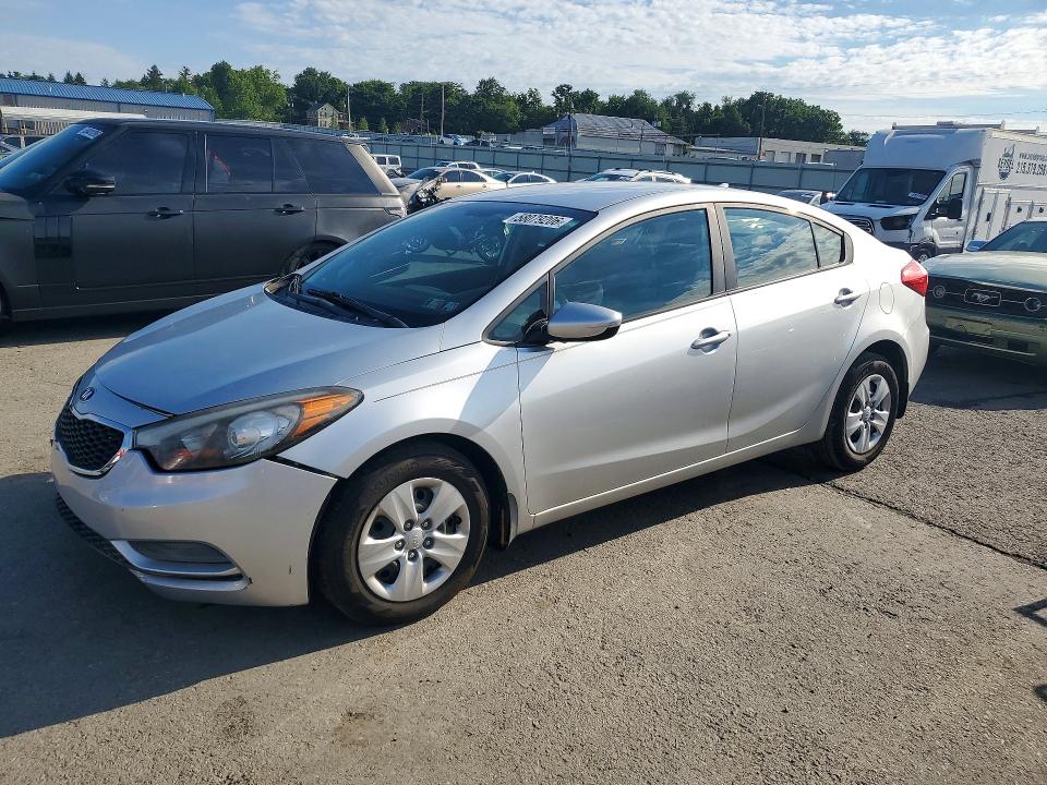 2014 Kia Forte VIN KNAFK4A64E5207304 COPART salvage auction — FRONT END, Pa - Certificate Of Salvage, sold $1,550 on 2026-07-10 (photo 1)