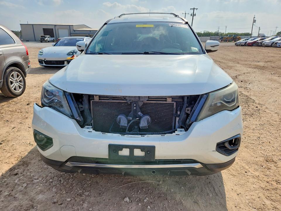 2018 Nissan Pathfinder VIN 5N1DR2MN6JC606438 COPART salvage auction — FRONT END, Tx - Certificate Of Title, sold $2,200 on 2026-07-09 (photo 5)