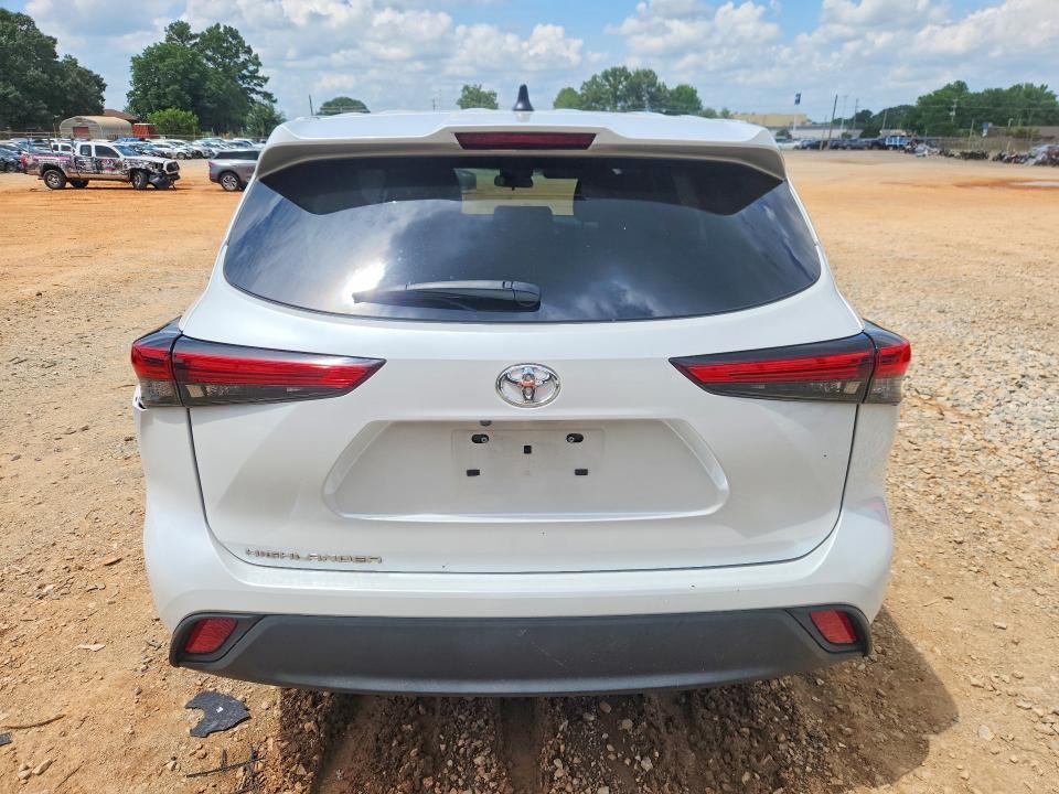 2022 Toyota Highlander VIN 5TDCZRAH2NS115960 COPART salvage auction — SIDE, Al - Cert Of Title-Salvage Title, sold $14,400 on 2026-07-22 (photo 6)