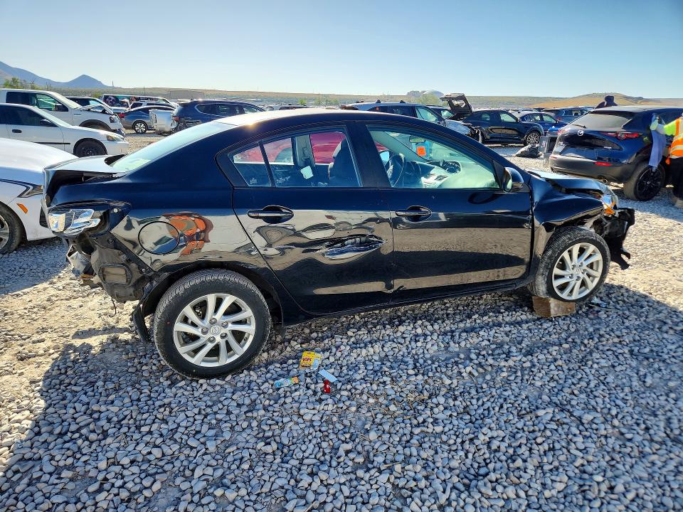 2013 Mazda 3 VIN JM1BL1UP3D1747248 COPART salvage auction — REAR END, Ut - Salvage Certificate, sold $400 on 2026-07-07 (photo 3)