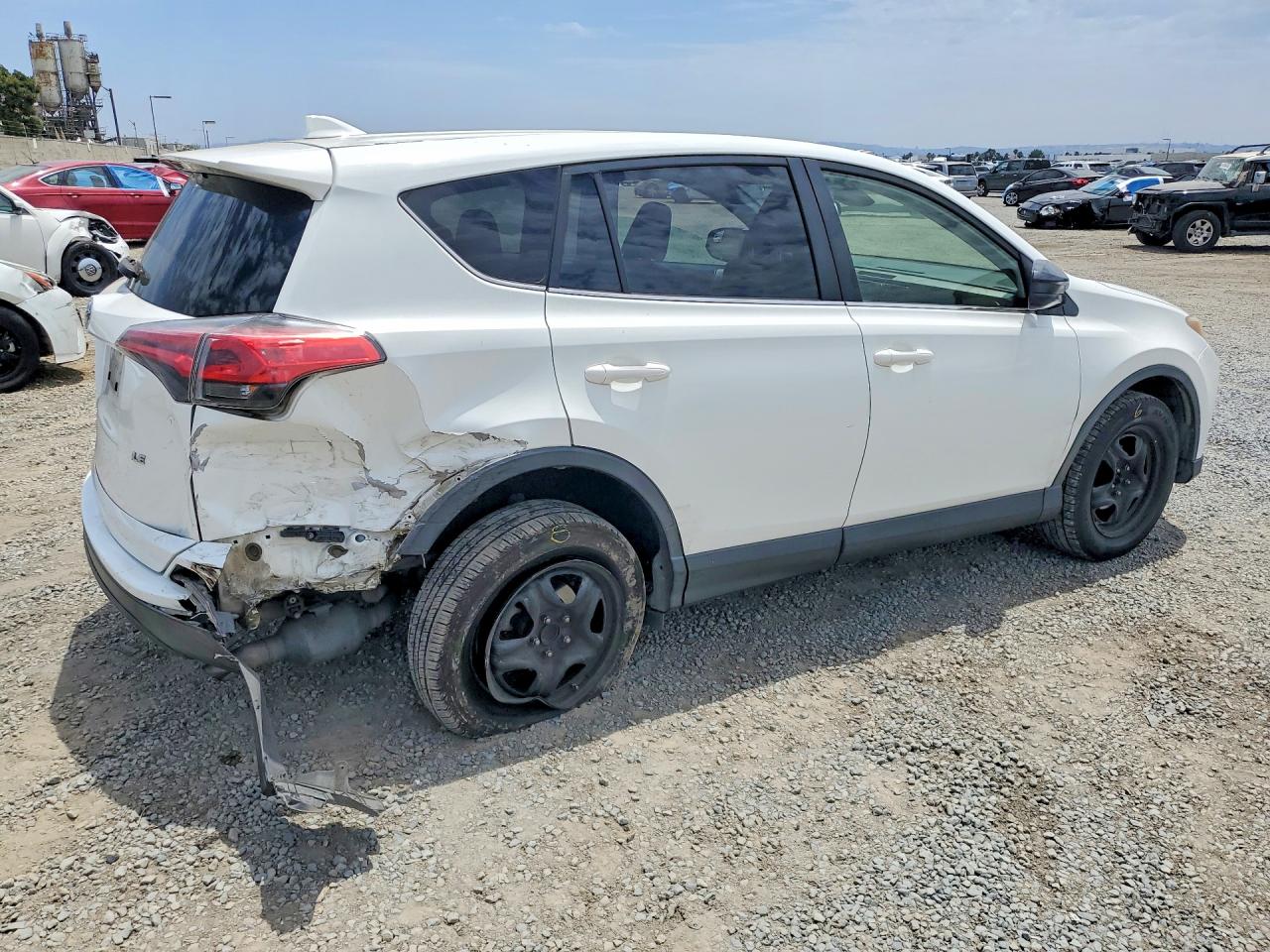 2018 Toyota RAV4 VIN JTMZFREV8JJ732208 COPART salvage auction — Rear End, CA - SALVAGE CERTIFICATE, sold $3,900 on 2026-07-10 (photo 3)