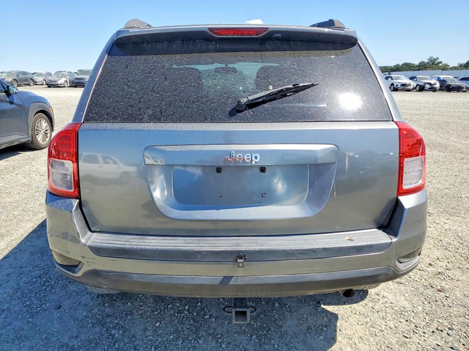 2012 Jeep Compass VIN 1C4NJCBA2CD686548 COPART salvage auction — VANDALISM, Ca - Salvage Certificate, sold $600 on 2026-07-09 (photo 6)