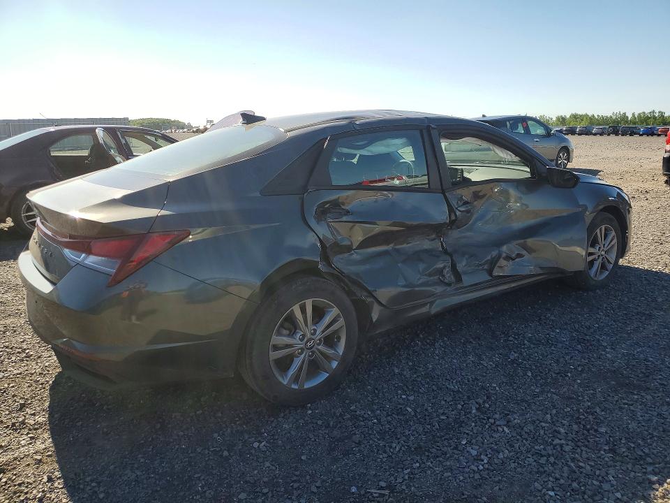 2023 Hyundai Elantra VIN KMHLM4AG2PU589393 COPART salvage auction — SIDE, On - Permit Salvage, sold $4,950 on 2026-07-09 (photo 3)