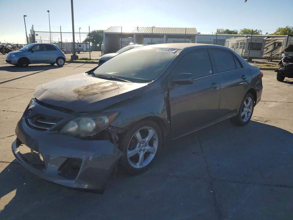 2013 Toyota Corolla VIN 5YFBU4EE8DP183247 COPART salvage auction — FRONT END, Ca - Salvage Certificate, sold $1,400 on 2026-07-20 (photo 1)