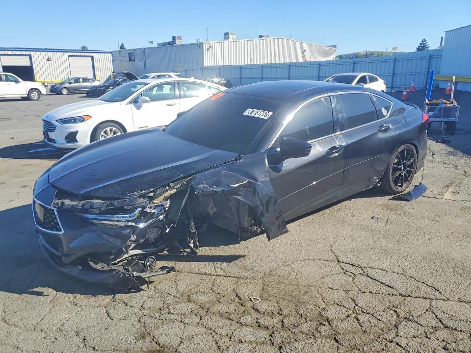 2021 Acura Tlx VIN 19UUB6F69MA000767 COPART salvage auction — FRONT END, Ca - Salvage Certificate, sold $2,900 on 2026-07-24 (photo 1)