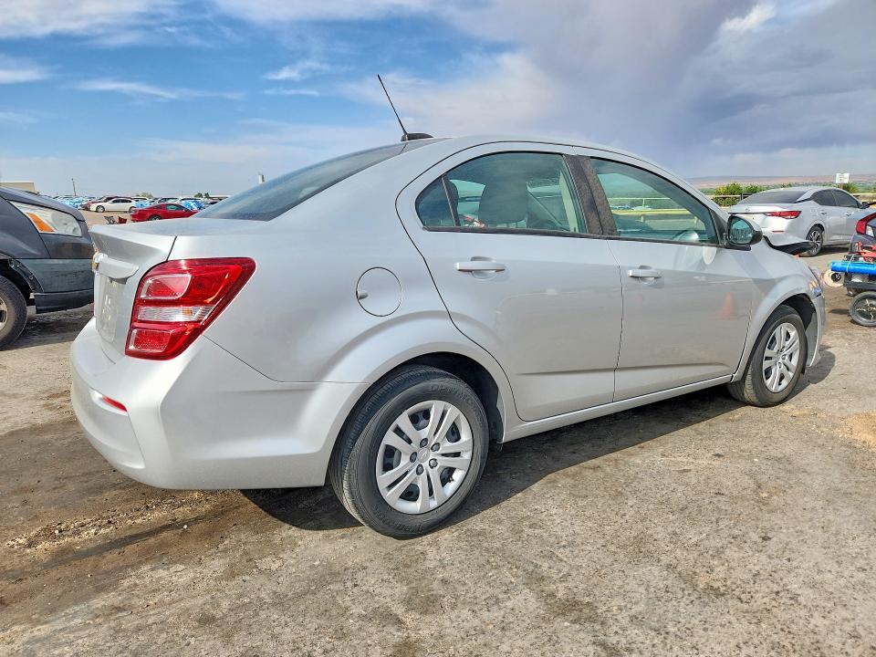 2017 Chevrolet SONIC VIN 1G1JB5SG1H4146877 COPART salvage auction — FRONT END, NM - CERT OF TITLE-SALVAGE (P), sold $1,150 on 2026-07-09 (photo 3)