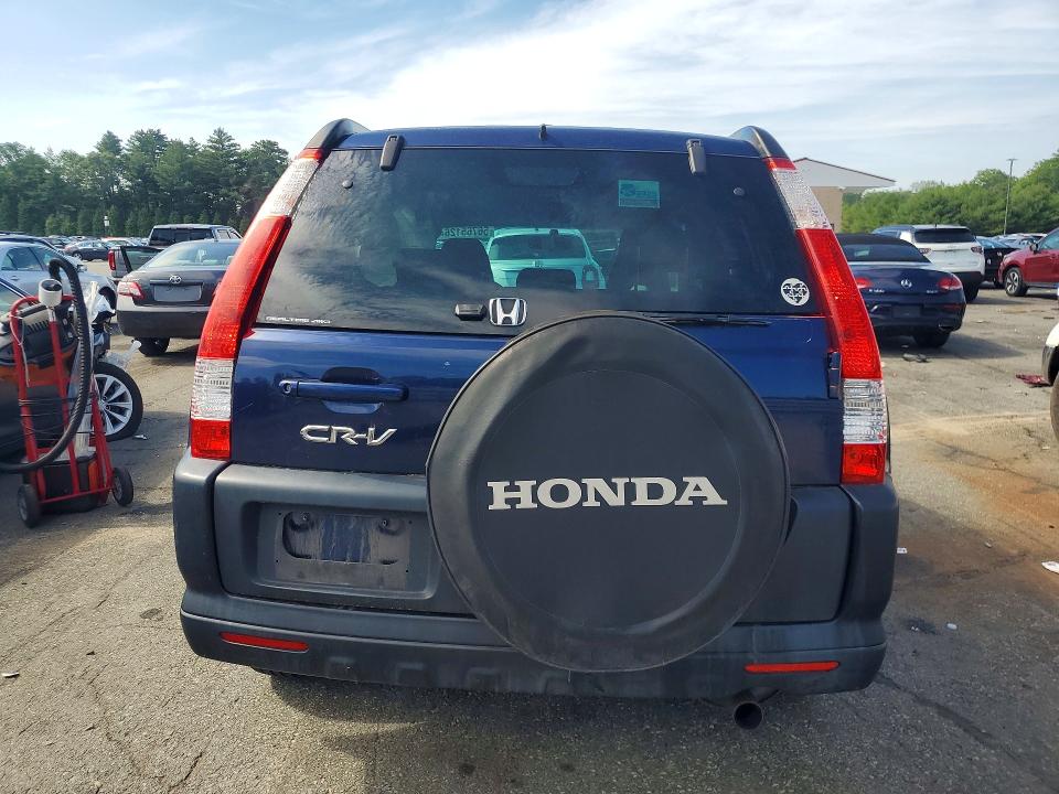 2005 Honda Cr-v VIN SHSRD78895U321504 COPART salvage auction — FRONT END, Ri - Salvage Certificate Of Title, sold $575 on 2026-07-21 (photo 6)