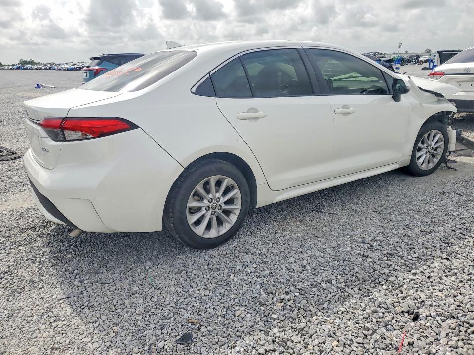 2020 Toyota VIN JTDFPRAE1LJ058833 COPART salvage auction — FRONT END, TX - SALVAGE VEHICLE TITLE, sold $2,150 on 2026-07-13 (photo 3)
