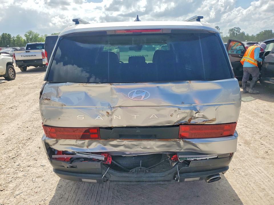 2025 Hyundai Santa fe VIN 5NMP24GLXSH089613 COPART salvage auction — REAR END, Tx - Salvage Vehicle Title, sold $15,900 on 2026-07-28 (photo 6)