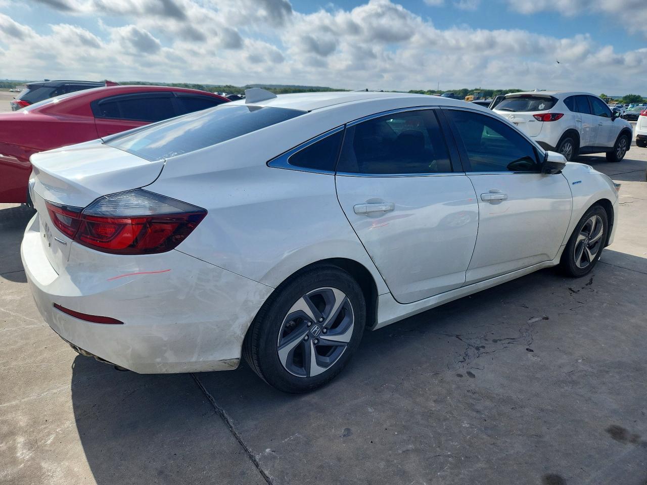 2019 Honda Insight VIN 19XZE4F57KE017830 COPART salvage auction — Rear End, FL - CERT OF TITLE SLVG REBUILDABLE, sold $1,650 on 2026-07-09 (photo 3)