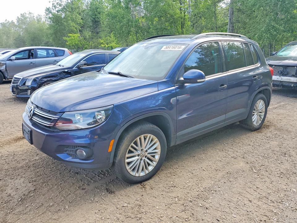 2016 Volkswagen Tiguan VIN WVGJV7AX2GW574614 COPART salvage auction — SIDE, On - Permit No Brand - Unfit, sold $1,300 on 2026-07-07 (photo 1)