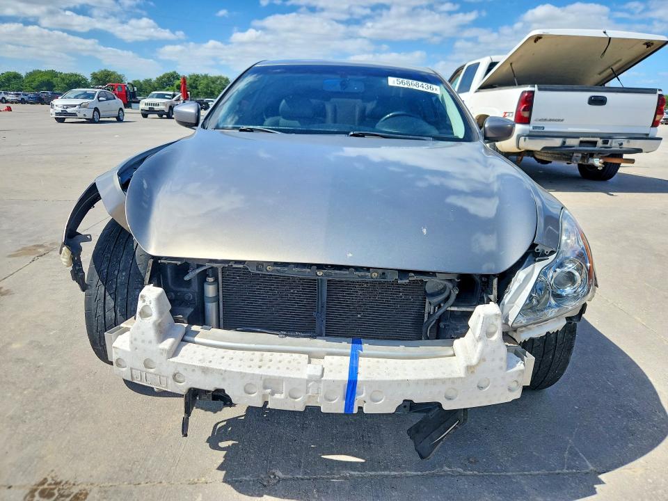 2008 Infiniti G37 VIN JNKCV64E58M125876 COPART salvage auction — FRONT END, Tx - Salvage Vehicle Title, sold $1,600 on 2026-07-13 (photo 5)