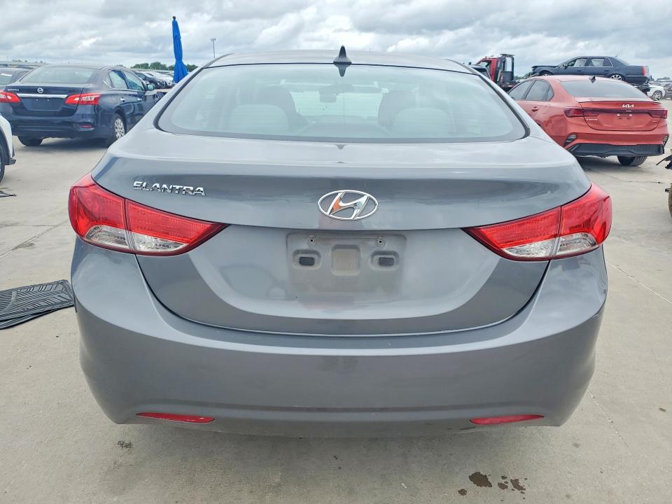 2013 Hyundai Elantra VIN 5NPDH4AE2DH205534 COPART salvage auction — FRONT END, Tx - Salvage Vehicle Title, sold $1,050 on 2026-07-02 (photo 6)