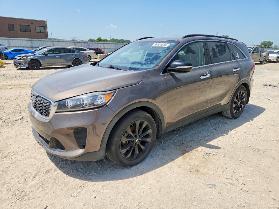2020 Kia Sorento VIN 5XYPG4A59LG640881 COPART salvage auction — REAR END, Tx - Certificate Of Title, sold $1,650 on 2026-07-28 (photo 1)