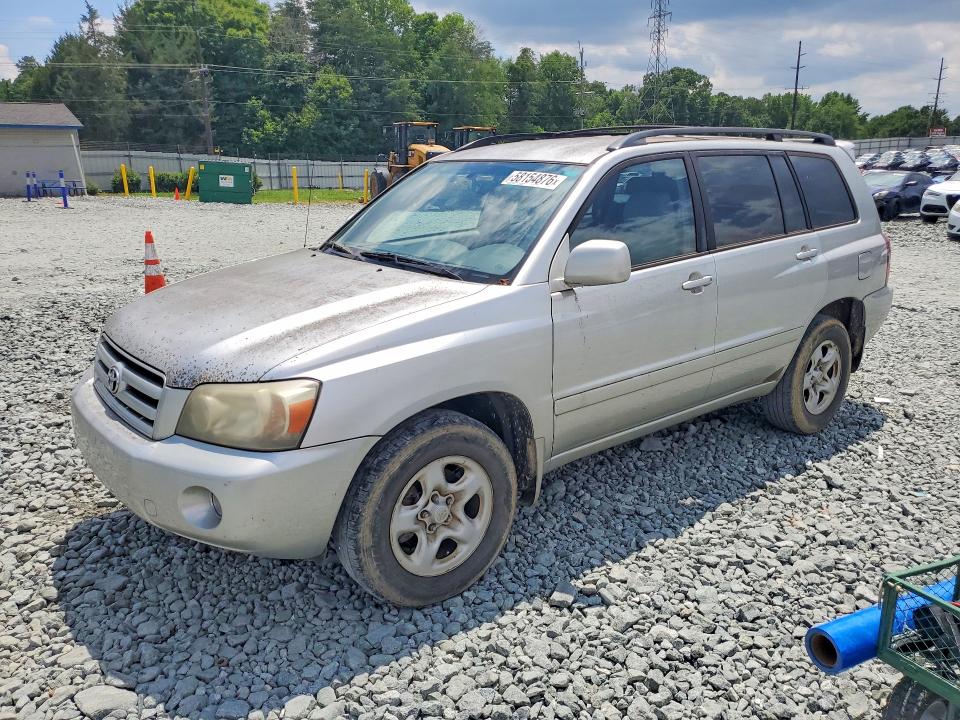 2007 Toyota Highlander VIN JTEGD21A970167016 COPART salvage auction — MINOR DENT/SCRATCHES, Nc - Dealer Only Clean Title, sold $1,450 on 2026-07-06 (photo 1)
