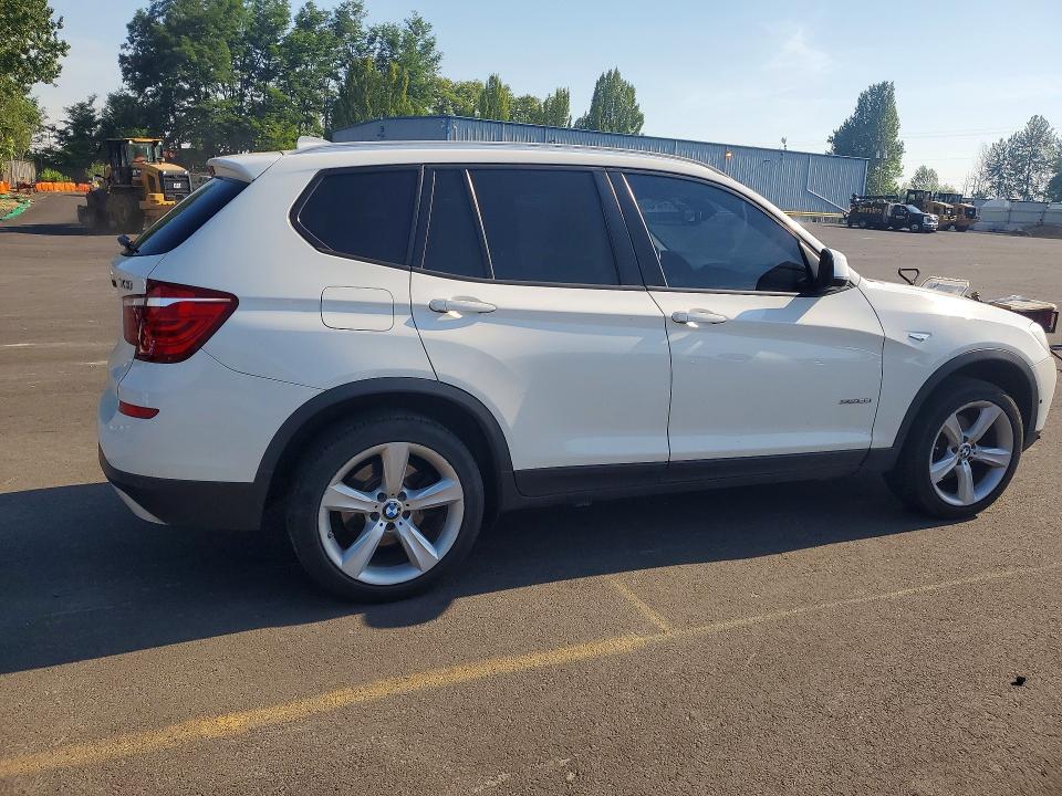 2017 BMW VIN 5UXWX9C56H0T08446 COPART salvage auction — FRONT END, Mt - Certificate Of Title, sold $100 on 2026-07-29 (photo 3)