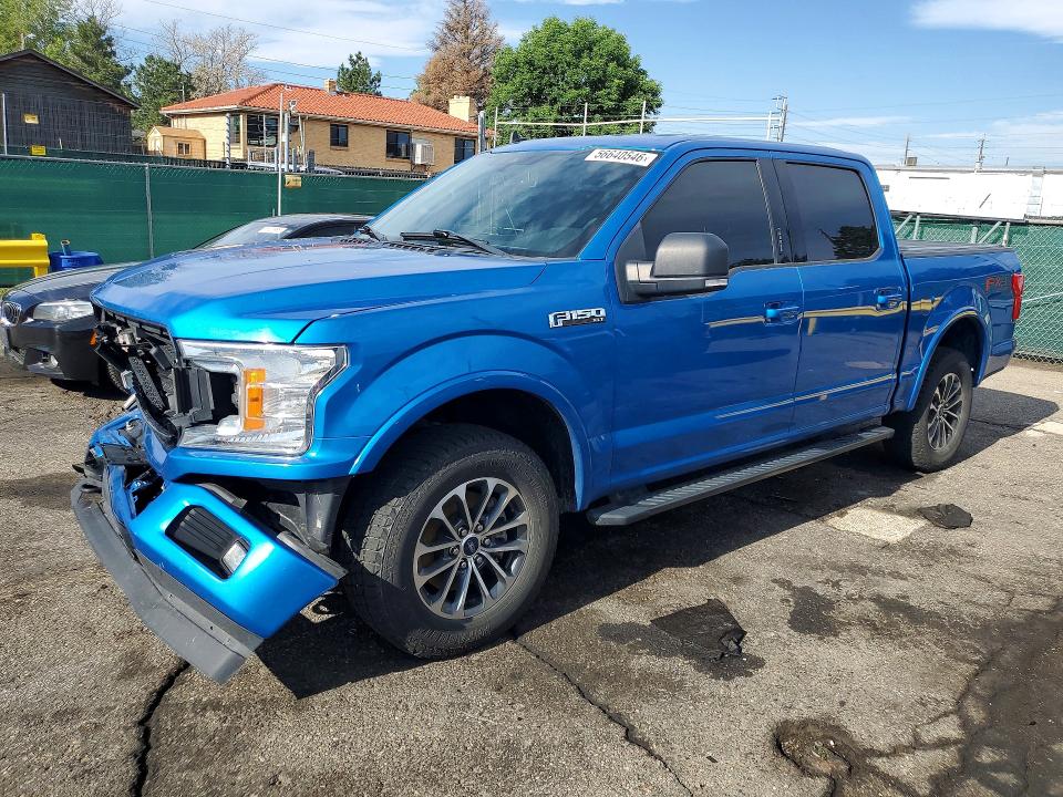 2020 Ford F-150 VIN 1FTEW1E41LKF17208 COPART salvage auction — FRONT END, Co - Public - Salvage Title, sold $11,400 on 2026-07-09 (photo 1)