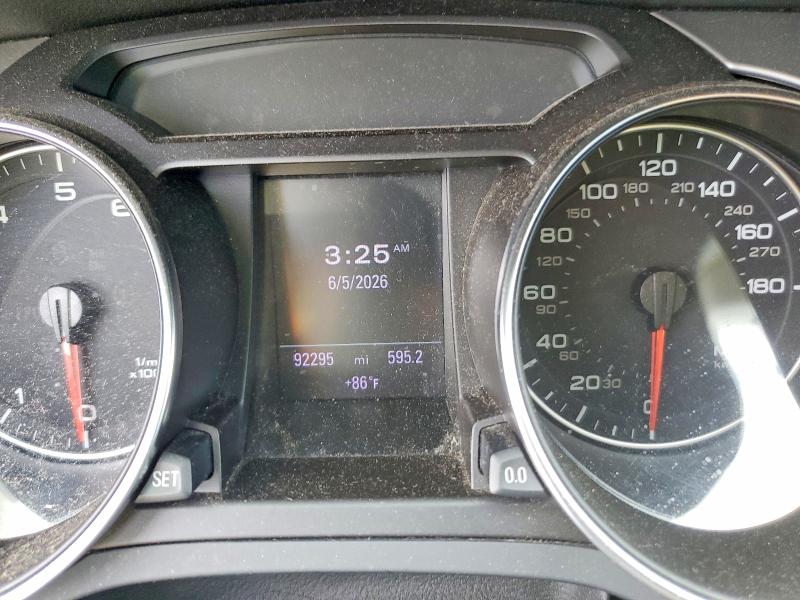 2011 Audi A5 VIN WAULFAFR3BA058718 COPART salvage auction — FRONT END, Ca - Certificate Of Title, sold $200 on 2026-07-31 (photo 9)