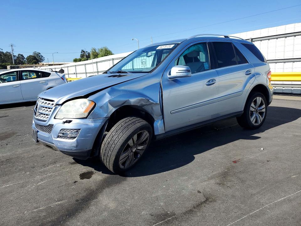 2011 Mercedes-benz M-klasse VIN 4JGBB5GB8BA647410 COPART salvage auction — FRONT END, Ca - Salvage Certificate, sold $800 on 2026-07-08 (photo 1)