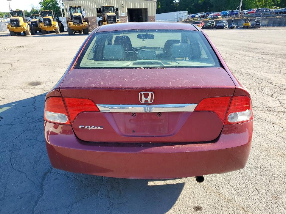 2010 Honda Civic VIN 2HGFA1F84AH555980 COPART salvage auction — NORMAL WEAR, Ny - Certificate Of Title, sold $825 on 2026-07-09 (photo 6)