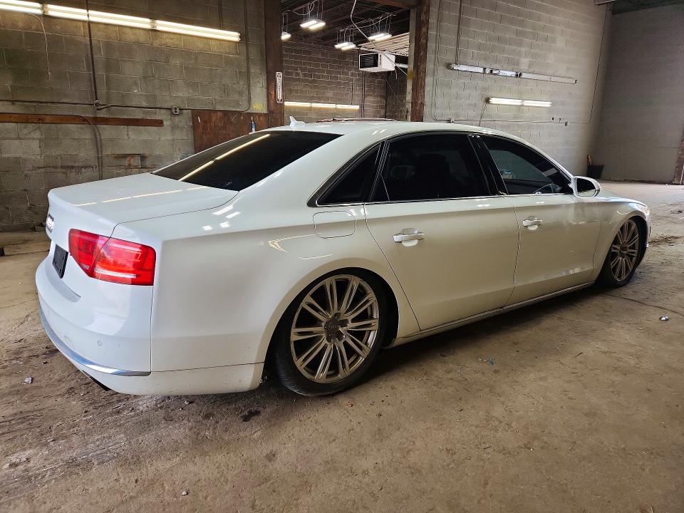 2013 Audi A8 VIN WAURGAFD2DN016452 COPART salvage auction — MECHANICAL, NY - CERTIFICATE OF TITLE, sold $375 on 2026-07-27 (photo 3)