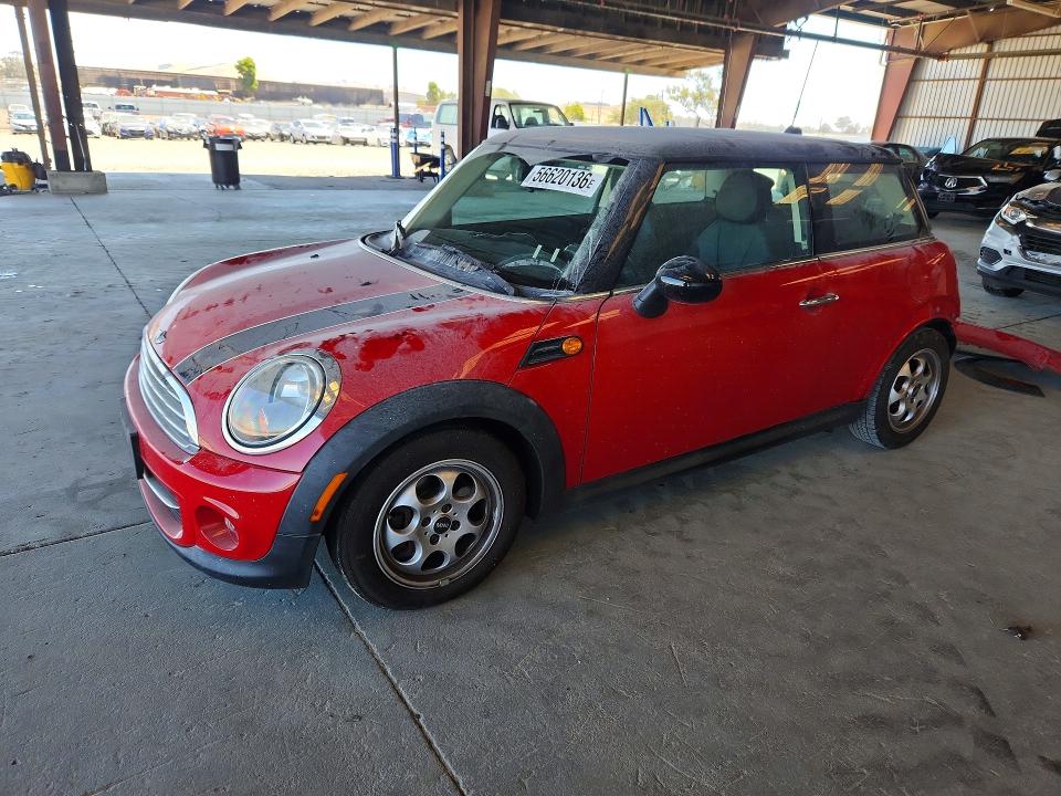 2013 Mini Cooper VIN WMWSU3C52DT683620 COPART salvage auction — REAR END, CA - SALVAGE CERTIFICATE, sold $1,300 on 2026-07-13 (photo 1)