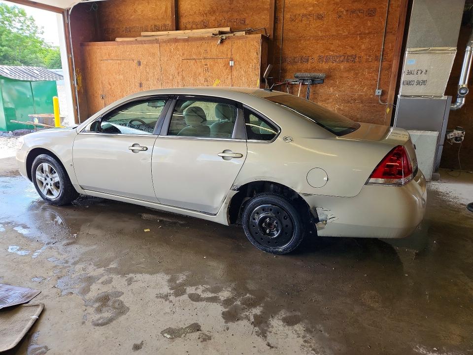 2008 Chevrolet Impala VIN 2G1WB58K881277897 COPART salvage auction — REAR END, Pa - Certificate Of Salvage, sold $375 on 2026-07-09 (photo 2)