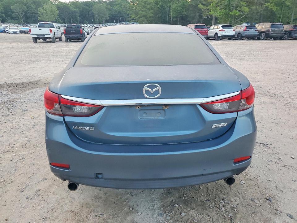 2016 Mazda 6 VIN JM1GJ1U53G1413669 COPART salvage auction — REAR END, Nc - Salvage Certificate Of Title, sold $400 on 2026-07-24 (photo 6)