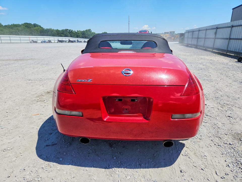 2006 Nissan 350z VIN JN1AZ36A66M453670 COPART salvage auction — SIDE, Nc - Salvage Certificate Of Title, sold $925 on 2026-07-22 (photo 6)