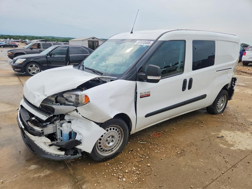 2022 Ram Promaster city VIN ZFBHRFAB4N6W44460 COPART salvage auction — FRONT END, Tx - Salvage Vehicle Title, sold $2,000 on 2026-08-17 (photo 1)