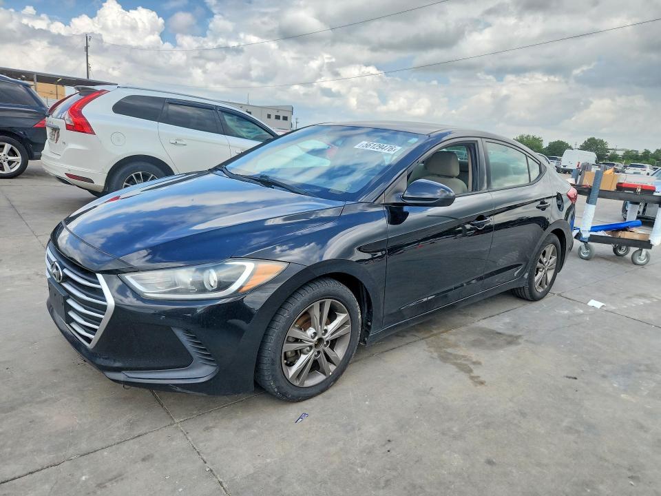 2017 Hyundai Elantra VIN 5NPD84LF4HH029212 COPART salvage auction — HAIL, Tx - Certificate Of Title, sold $3,800 on 2026-07-09 (photo 1)