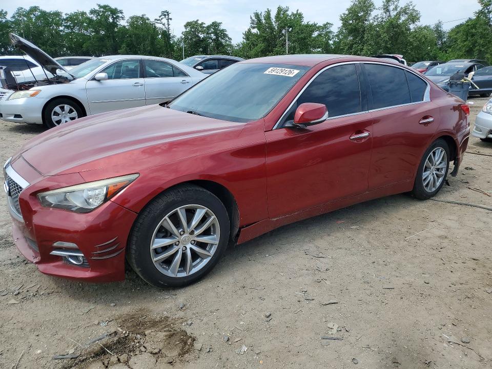 2016 Infiniti Q50 VIN JN1EV7AP7GM303276 — COPART salvage auction photo